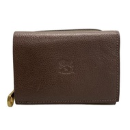 Il Bisonte Wallet dark Brown leather Direct from Japan Secondhand