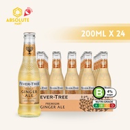 FEVER TREE Premium Ginger Ale 200ML X 24 (GLASS)