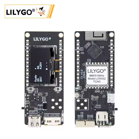 LILYGO® T3 V3.0 ESP32 WiFi & Bluetooth DEV Board SX1276 LoRa Module With 0.96-inch SSD1306 OLED Disp