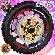 Mags Sticker for Yamaha SZ150 (Set: Harap at Likod 4 Sides)
