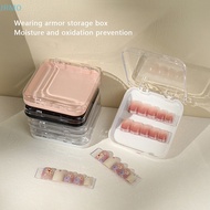 JRMO Nail Art Container Box Portable Plastic Organizar Box Storage Box Manicure Accessories DIY Display Holder Tool Transparent Gift HOT