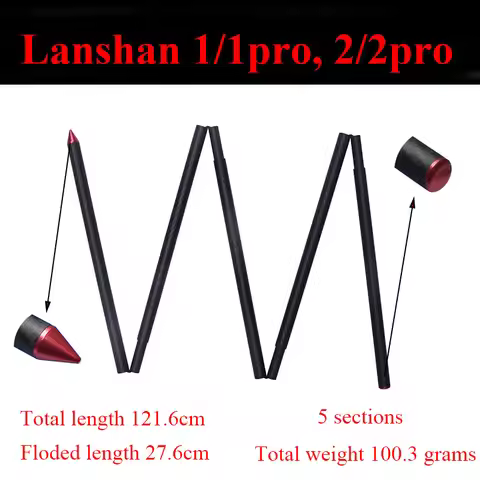 UL Carbon Fiber 120/ 125/135/160CM Easy Carry 99to127Grams 13MM Diameter 3F LANSHAN 1/2 Tent Support