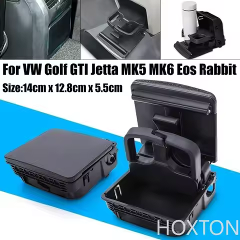 New Central Console Armrest Rear Cup Drink Holder For VW Jetta MK5 5 Golf MK6 6 MKVI 1K0862532C 1K08
