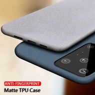 CrashStar Slim Matte Silicone Soft Scrub Phone Case For Samsung Galaxy S21 S20 Plus Ultra A71 A51 A12 A52 A72 A31 A70 A50 Luxury Sandstone Phone Casing Cover Shell 【Free Shipping &amp; Fast Delivery】