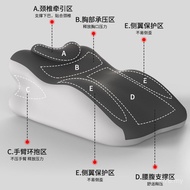 Cushion Memory Foam Pillow Lumbar Protect Cervical Spine Bed Campaign Nap Pillow Lying Sleeping Pill