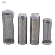 sglittle Stainless Steel Fish  Filter Fish  Fish Shrimp Mesh Net Filter Metal Pre-Filter Tube Filter