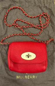 Mulberry Mini Lily珊瑚紅鏈袋包   #24母親節 #24夏時尚