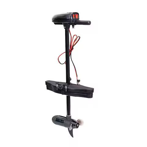 Penguin Pedal Electric Motor Hand Control Thruster Propeller Outboard Steel Kayak Motor 18lbs 24lbs