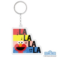 Bundanjai (หนังสือ) SST3 พวงกุญแจอะคริลิค Elmo LA LA LA LA Acrylic Keychain 6 3x6 2 cm