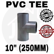 (HEAVY DUTY) 10"(250MM) PVC TEE WATER PIPE TEE 10" pvc tee