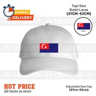 [ CAP ] EMBROIDERY/ SULAM JOHOR FLAG DESIGN CAP FOR MEN AND WOMEN