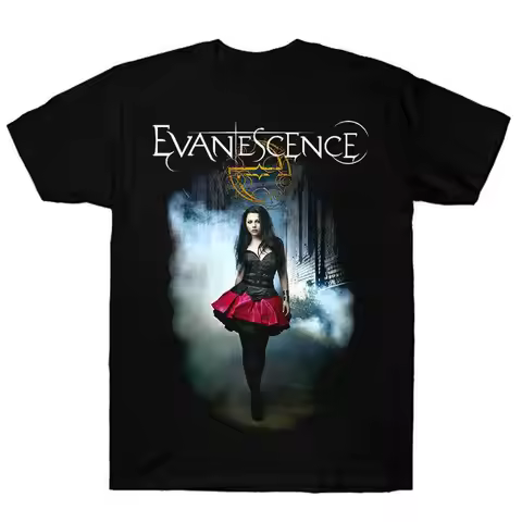 Evanescence Band Amy Lee Fallen Fans Black Men S 234Xl T Shirt