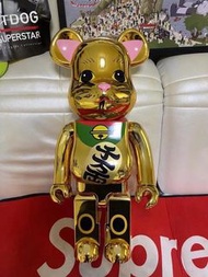Bearbrick Maneki Neko Gold Plated 1000% 初代 千萬兩