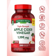 (Exp.3/2026) Nature's Truth Apple Cider Vinegar ACV แบบเม็ด และ กัมมี่  แอปเปิ้ลไซเดอร์ น้ำส้มสายชูหมักจากแอปเปิ้ล MAMA