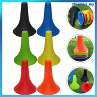 6Pcs Soccer Cone Soccer Training Buckets Football Train Obstacle Football Cone Plastic Soccer Cone  
