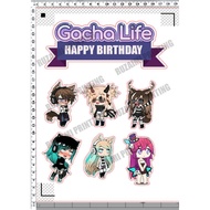 Gocha Life Cake Topper Birthday 001
