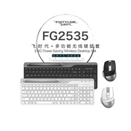 A4TECH Shuangfeiyan FG2535 Wireless Keyboard Mouse Set Office 103-Key Big Hand Keyboard Mouse usb