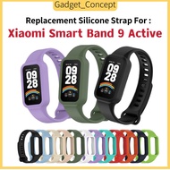 Silicone Strap For Xiaomi Smart Band 9 Active Wristband Replacement Strap Mi Band 9 Active