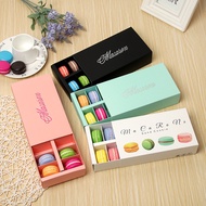 12pcs Macaron Box Gift Box/Drawer Type Gilding Box Chocolate packaging Box/diy Cookie Biscuit Box Ma