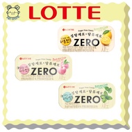 [Lotte] Zero Lemon Mint & Peppermint Candy (28g) Peach Mint (28g) 98% l Sugar Free Candy l Tin case
