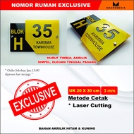 2D Full Acrylic House Number | Custom HOUSE NUMBER | Acrylic House Number