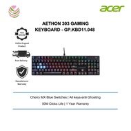 ACER PREDATOR AETHON 303 GAMING KEYBOARD Cherry MX Blue switches, 50M clicks, Single Color Backlit -