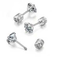 1pcsHypoallergenic G23 Implant Grade Titanium Screw Stud Earrings 20G Pure Titanium Ear Pins, Suitab