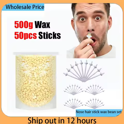 Nose Hair Stick Wax Bean Set Nose Wax Applicators For Painless Nose Hair Removal Tool Wax Accessorie