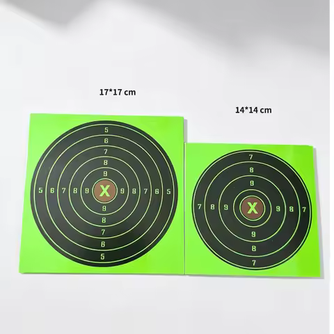Universal Splash Copperplate Paper Hard Card 14x14cm 17x17 Color-Changing Target Suitable for Indivi