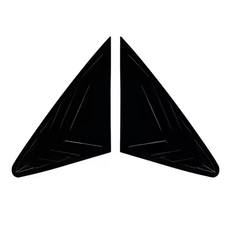 Y91A-Car Rear Triangular Window Louvers Shutters Blinds Cover Trim Foraudi Q5 FY Coupe 2018-2024 Bri