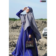 SET GAMIS SULTAN 11 BLUE SAPHIRE BY AULIA FASHION/GAMIS WANITA SYARI