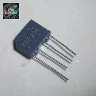 5 Buah 5Pcs KBP206 Sip-4 KBP206G KBP 206 Dioda Sisir 2A 600V SEP Bridge Diode