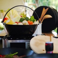 SADOMAIN 仙德曼-【露營必備】戶外露營鍋具木蓋不沾鍋具7件組