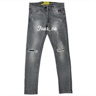 Premium Ripped Grey Men's Jeans - Latest Grey Slimfit Skinny Denim Jeans