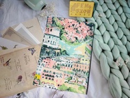 美國限量布系列-美國AGF油畫風卡布里島布書套-布書衣A5-25K