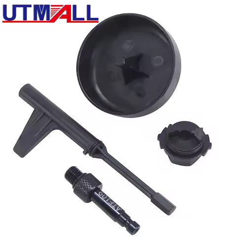 4pcs Transmission Oil Filling Adapter Tool Set for Mercedes Benz 9G Tronic Transmission Oil Drain Se