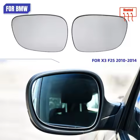 For BMW X1 E84 2009-2015 and BMW X3 F25 2010 left and right side rearview mirror glass heated