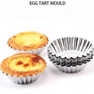 Egg Tart Mold Cake Aluminium Alloy Tart Mould Baking Tool Cupcake Egg Tart