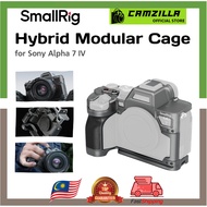 SmallRig A7 IV Hybrid Modular Cage Only for Sony Alpha 7 IV, Full-Cover Protection Camera Case with 