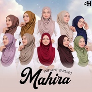 SHYRA HEEJAB - INSTANT SARUNG MAHIRA - RAYA COLLECTION - HQ CHECK BOX PREMIUM - SOFT & FLOWY STRETCH