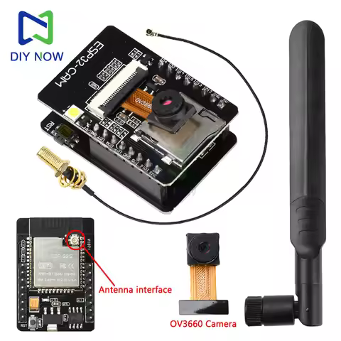 Type-C /USB ESP32-CAM-MB WIFI Bluetooth 8MB RAM Development Board OV3660 Camera Module CH340 2.4GHz