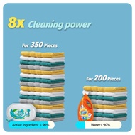 【3-in-1 50 PCS】Laugend 3 in 1 Laundry Pod, Refill bag, Sabun dobi wangi, Excellent cleaning, 99.9% s