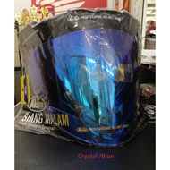 VISOR HELMET LASER 46, YH PRO, LTD,SWAN,INDEX,X-DOT G518,ONZA (TINTED/RAINBOW/GOLD/REVO RED/REVO BLU