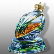 Empty Wine Bottle Seahawks Glass Wine Bottle Alien Creative Wine Bottle Fun Whiskey Wine Bottle Hara