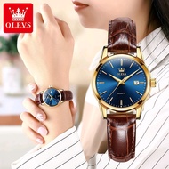 Jam Tangan Olevs Pria Wanita Original Branded Elegan Anti Air Garansi Analog