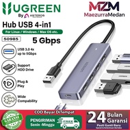 UGREEN 4-in-1 USB 3.0 Hub Converter For Laptop and Computer 4-in-1 USB HubETC (50985)