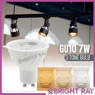 7W GU10 LED Light Bulb 3 Colour Metol Rumah Spotlight Track Light LED Bulb 3C Mentol LED Ceiling Dow