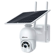 [topk1] Solar Security Camera 1080P Outdoor Wireless WiFi PTZ Surveillance supports Color Night Visi