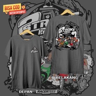 Kaos TWO STROKE KOTA PENDEKAR x Racertees LOKALO