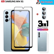 Tempered Glass Samsung M14 5G Full Cover Screen Protector Black